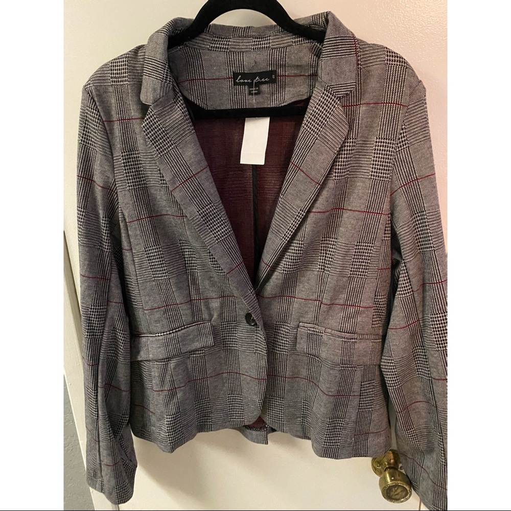 Plaid blazer